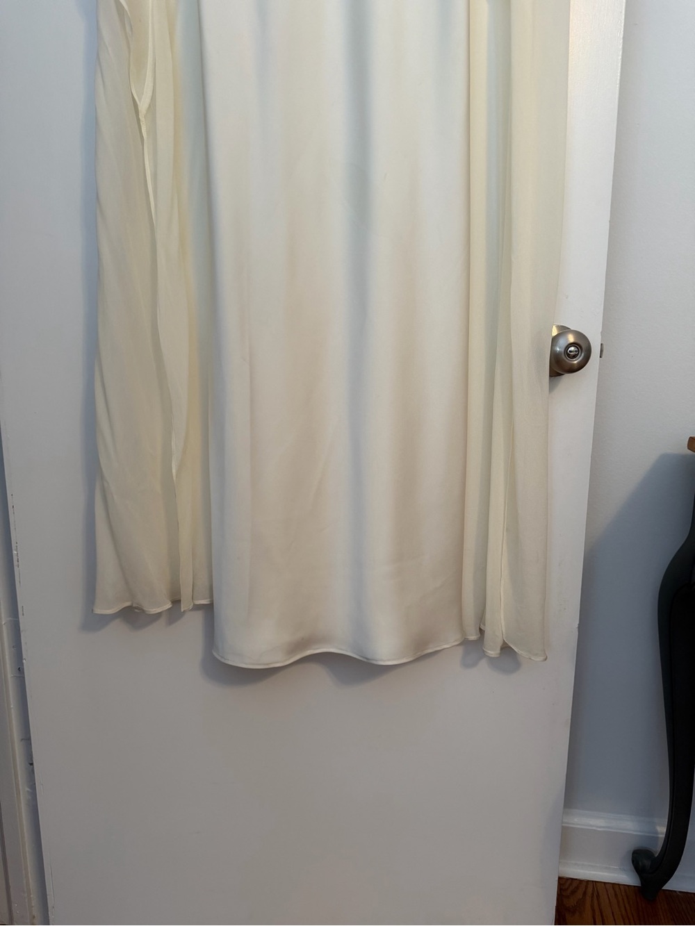L'Academie White Cape-Overlay Maxi Dress - Picture 14 of 16